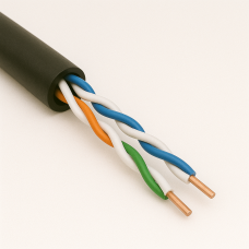 Витая пара F/UTP 6а 4 пары 23 AWG экранированная