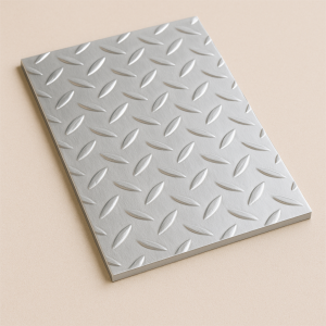 Алюминиевый рифленый лист даймонд 1,2х1000х1000 мм АМг2 в наличии в Волгограде
