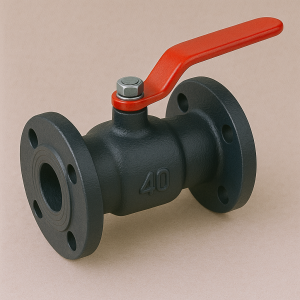 Чугунный кран шаровой проходной фланцевый ДУ 50 РУ 16 ГОСТ 9702-87 в наличии в Волгограде