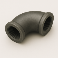 Чугунный отвод 100 мм 45° раструбный ГОСТ 5525-88