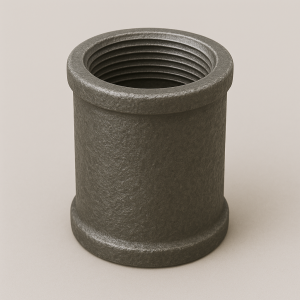 Чугунная муфта переходная ДУ 40х20 (1 1/2 х 3/4 дюйма) ГОСТ 8957-75 оцинкованная в наличии в Волгограде