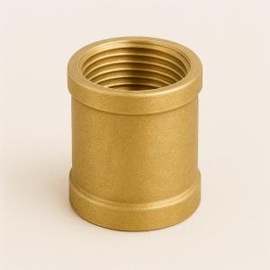 Муфта латунная прямая резьбовая 40 мм 1 1/2 ГОСТ 32590-2013 в наличии в Волгограде